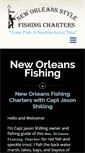Mobile Screenshot of neworleansstylefishingcharters.com